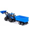 Jucărie pentru copii Polesie Progress - - Tractor de inerție cu remorcă și paletă - 4t