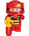 Jucărie BanBao - Mini figurină Pompier, 10 cm - 1t