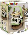 Trusa veterinară pentru copii Smoby - Cu un cărucior, Panda - 3t