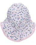 Pălărie pentru copii cu protecție UV 50+ Sterntaler - Cu inimioare colorate, 51 cm, 18-24 luni - 4t