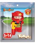 Jucărie BanBao - Mini figurină Pompier, 10 cm - 2t