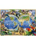 Puzzle pentru copii  Ravensburger din  100 XXL piese - Animalele lumii - 2t