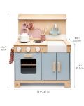 Tender Leaf Toys - Bucătărie din lemn Mini Chef cu accesorii - 6t