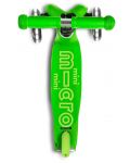 Scooter pentru copii Micro - Mini Deluxe LED, Green - 6t