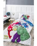 Set dormitor pentru copii Sonne - Marvel Avengers, 2 piese - 2t