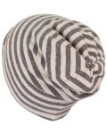 Pălărie pentru copii cu căptușeală din fleece Sterntaler - 57 cm, 8+ ani, în dungi - 2t