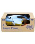 Jucarie pentru copii Green Toys - Avion cargo, cu masinuta, albastru - 3t
