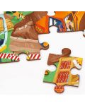 Puzzle din lemn pentru copii Toi World - Santier, 100 piese - 3t