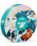 Puzzle pentru copii Crocodile Creek din 72 de părți - Animale polare - 1t