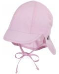 Pălărie de vară pentru copii cu protecție UV 50+ Sterntaler - Cu cârpă, 45 cm, 6-9 luni - 1t