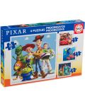 Puzzle pentru copii Educa 4 în 1 - Disney Pixar - 1t