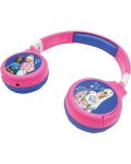Căști pentru copii Lexibook - Barbie HPBT010BB, wireless, albastru  - 4t