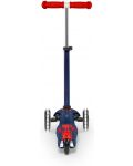 Scooter pentru copii Micro - Mini Deluxe LED, Navy Blue - 4t