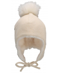 Pălărie de iarnă pentru copii cu pompon Sterntaler - Fetiță, 55 cm, 4-6 ani - 2t