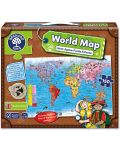 Puzzle pentru copii Orchard Toys - Harta lumii, 150 piese - 1t