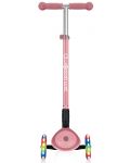 Trotinetă pliabilă pentru copii Globber - Primo Foldable Plus Lights, roz - 2t