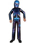 Costum de carnaval pentru copii Amscan - Neon skeleton, 6-8 години, pentru un băiat - 1t