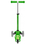 Scooter pentru copii Micro - Mini Deluxe LED, Green - 4t