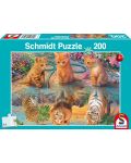 Puzzle pentru copii Schmidt din 200 de piese - Când voi fi mare... - 1t