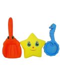 Set de nisip pentru copii Raya Toys - 3 bucăți - 1t