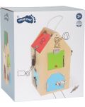 Jucărie din lemn Small Foot - Casa cu încuietori - 11t