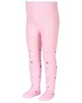 Colanți de bumbac pentru copii Sterntaler - Asterisks, 92 cm, 2-3 ani, roz - 2t