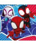 Puzzle pentru copii Ravensburger  3 x 49 piese - Spidey și prietenii săi minunați - 2t