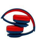 Căști wireless pentru copii PowerLocus - PLED, albastre/roşie - 4t