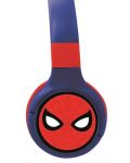 Căști pentru copii Lexibook - Spider-Man HPBT010SP, wireless, albastru  - 3t