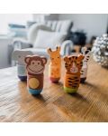 Pistă de bowling din lemn pentru copii Orange Tree Toys - Animalele junglei - 3t