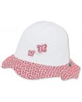 Pălărie de vară pentru copii cu protecție UV 30+ Sterntaler - Cu fluturi, 55 cm, 4-7 ani - 1t