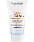 Dermedic Sunbrella Cremă de protecție solară, pentru piele uscată și normală, SPF 50+, 50 ml - 1t
