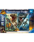 Puzzle pentru copii  Ravensburger din  100 XXL piese - Dominație în Jurassic World - 1t