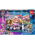 Puzzle pentru copii  Ravensburger 3 x 49 piese - Paw Patrol:Super film - 1t