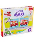 Joc de memorie pentru copii Memos Maxi - Vehicule - 1t