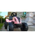 Tractor pentru copii Falk - Country star, Cu remorca si pedale, roz - 5t