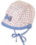 Pălărie de vară pentru copii cu protecție UV 50+ Sterntaler - Cu panglică, 35 cm, 1-2 luni - 1t