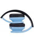 Casti cu microfon pentru copii PowerLocus - P1, wireless, albastre - 4t