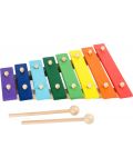 Xilofon din lemn pentru copii Picior mic, colorat  - 1t