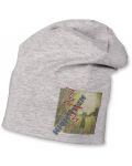 Pălărie din tricot pentru copii Sterntaler - 49 cm, 12-18 luni, gri - 1t