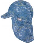 Pălărie pentru copii cu protecție UV 50+ Sterntaler - Cu dinozauri, 49 cm, 12-18 luni - 2t