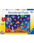 Puzzle pentru copii Ravensburger  din 60 piese - Extratereștrii spațiului - 1t