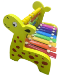 Set din lemn pentru copii Raya Toys - Xilofon și abac - 2t