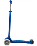 Scooter pentru copii Micro - Maxi Deluxe LED, Navy Blue - 2t