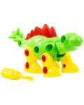 Constructor pentru copii Polesie Toys - Dinozaur Stegosaurus - 2t