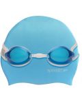 Set de înot pentru copii Speedo - Șapcă și ochelari de protecție, albastru - 1t