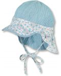 Pălărie de vară pentru copii cu protecție UV 30+ Sterntaler - 49 cm, 12-18 luni, albastră - 1t
