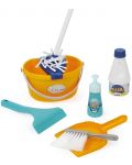 Set de joaca pentru copii  Ecoiffier Clean Home - Aspirator si carucior - 2t