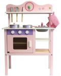Bucătărie din lemn pentru copii Acool Toy - Roz - 1t
