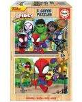 Educa 2 x 25 piese puzzle - Spiderman și prietenii săi - 1t